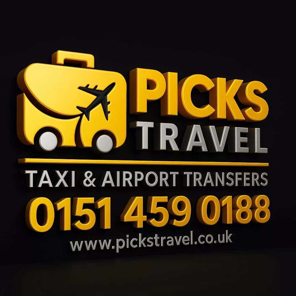 Picks Travel Liverpool Taxi Logo